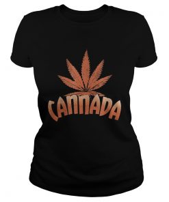 Cannatarian Weed Leaf red  Classic Ladies