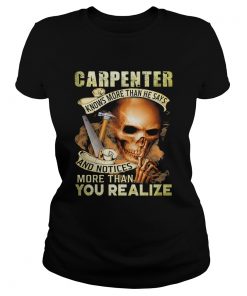 Carpenter Knows More Than He Says And Noties More Than You Realize Hammer Skullcap  Classic Ladies