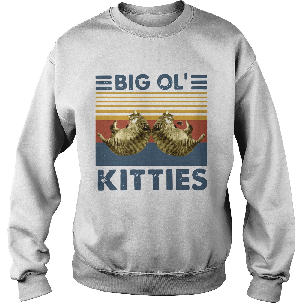 Cats Big Ol Kitties Vintage Sweatshirt