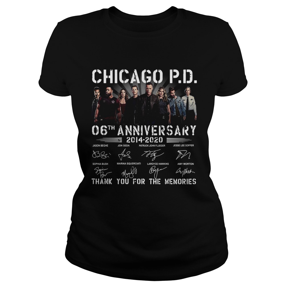 Chicago PD 06th anniversary 20142020 thank you for the memories signatures Classic Ladies