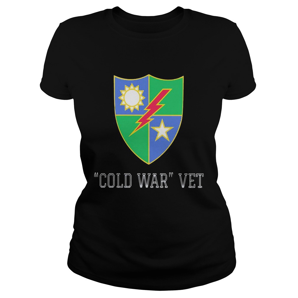 Cold war vet national emblem sun star Classic Ladies