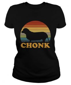 Dachshund Chonk Vintage  Classic Ladies