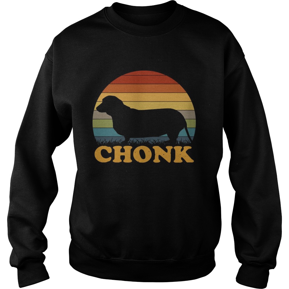 Dachshund Chonk Vintage Sweatshirt