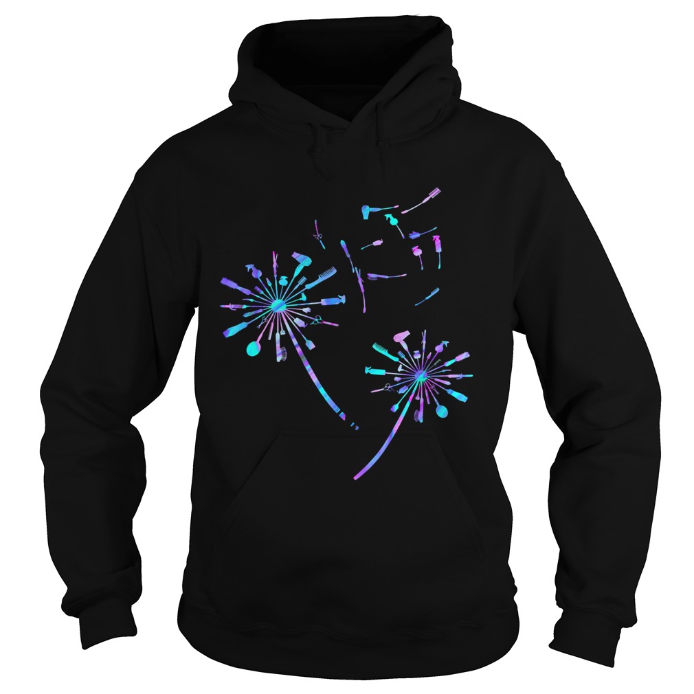 Dandelion hair stylist tools classic black Hoodie