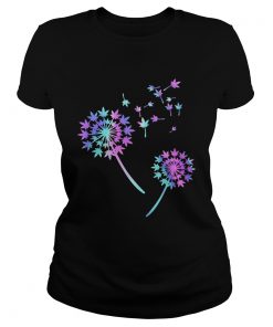 Dandelion weeds classic black  Classic Ladies