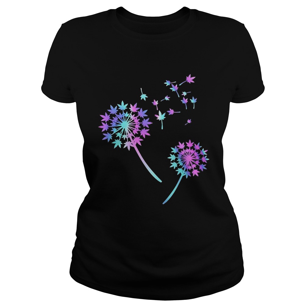 Dandelion weeds classic black Classic Ladies