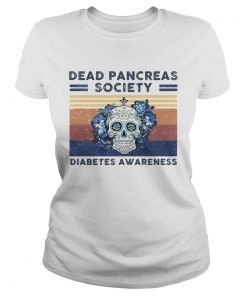 Dead Pancreas Society Diabetters Awareness Skullcap Vintage Retro  Classic Ladies