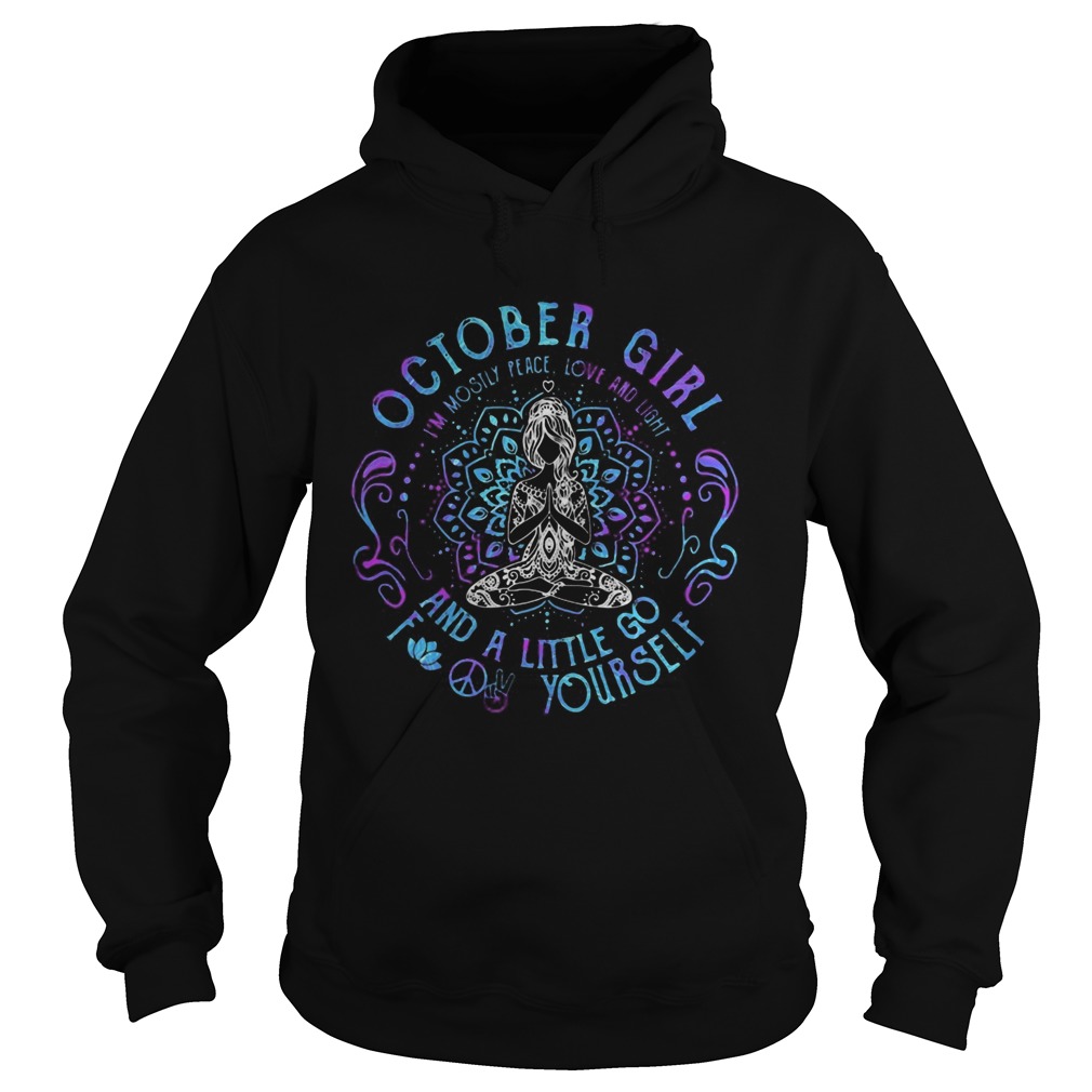 December Girl And A Little Go Yourself Yoga Hoodie