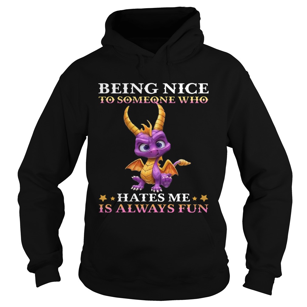 Dragon Being Nice To Someone Who Hates Me Is Always Fun Hoodie