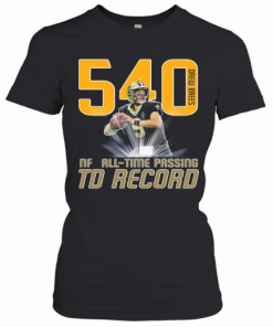 Drew Brees 540 NFL ALL TIME PASSING TD Record T-Shirt Classic Women's T-shirt