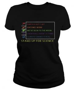 Earth Is Not Flat Stand Up For Science  Classic Ladies
