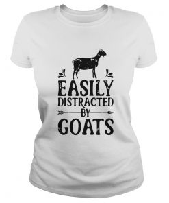 Easily Distracted By Goats  Classic Ladies