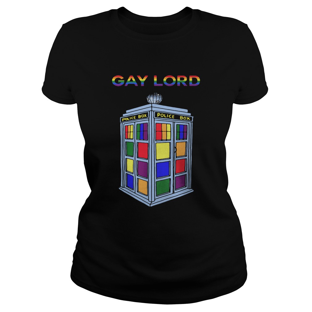 Gay Lord Police Box Window LGBT Classic Ladies
