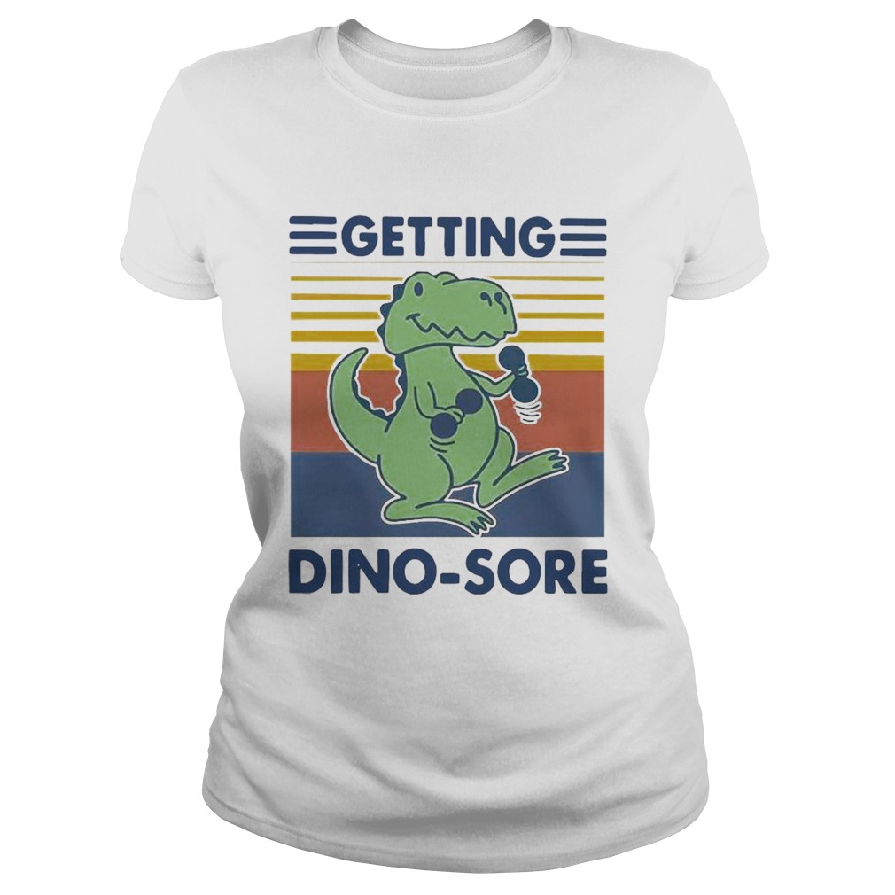Getting Dinosore Trex Fitness Vintage Classic Ladies