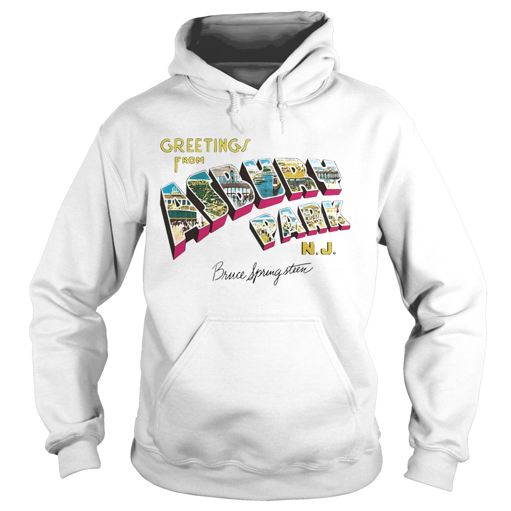 Greeting i from asbury park nj bruce spring steen Hoodie