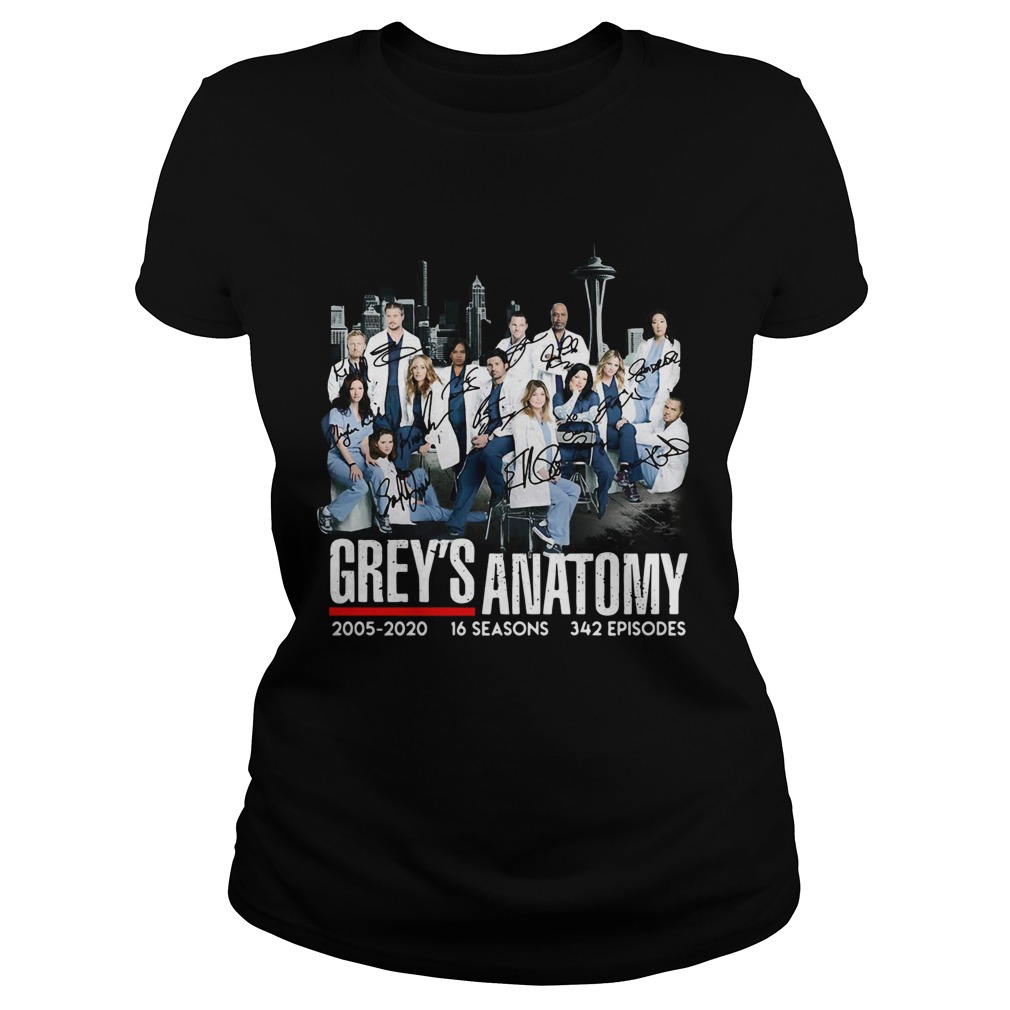 Greys Anatomy 2005 16 seasons 342 episodes signatures Classic Ladies