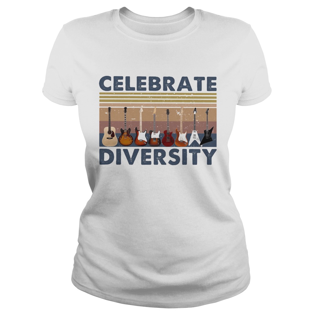Guitars celebrate diversity vintage retro Classic Ladies