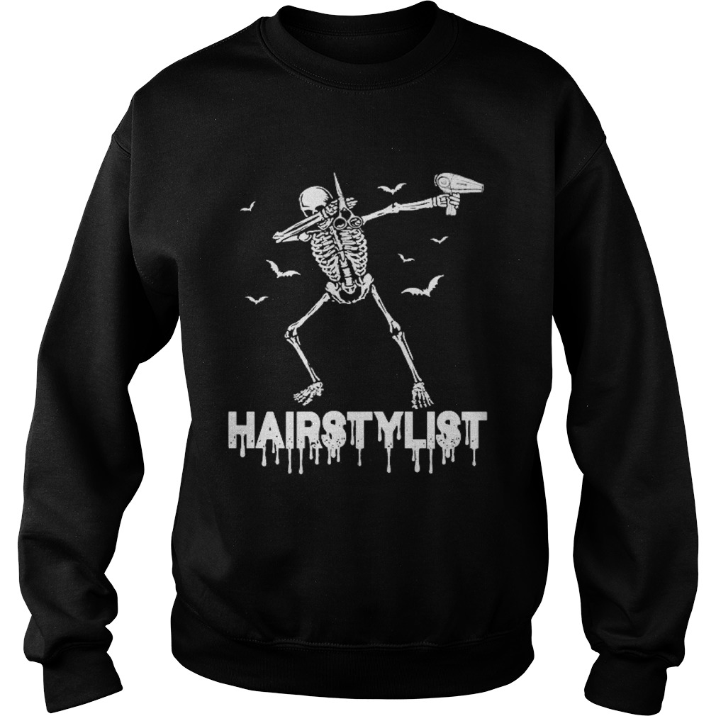Hairstylist Skeleton Sweatshirt