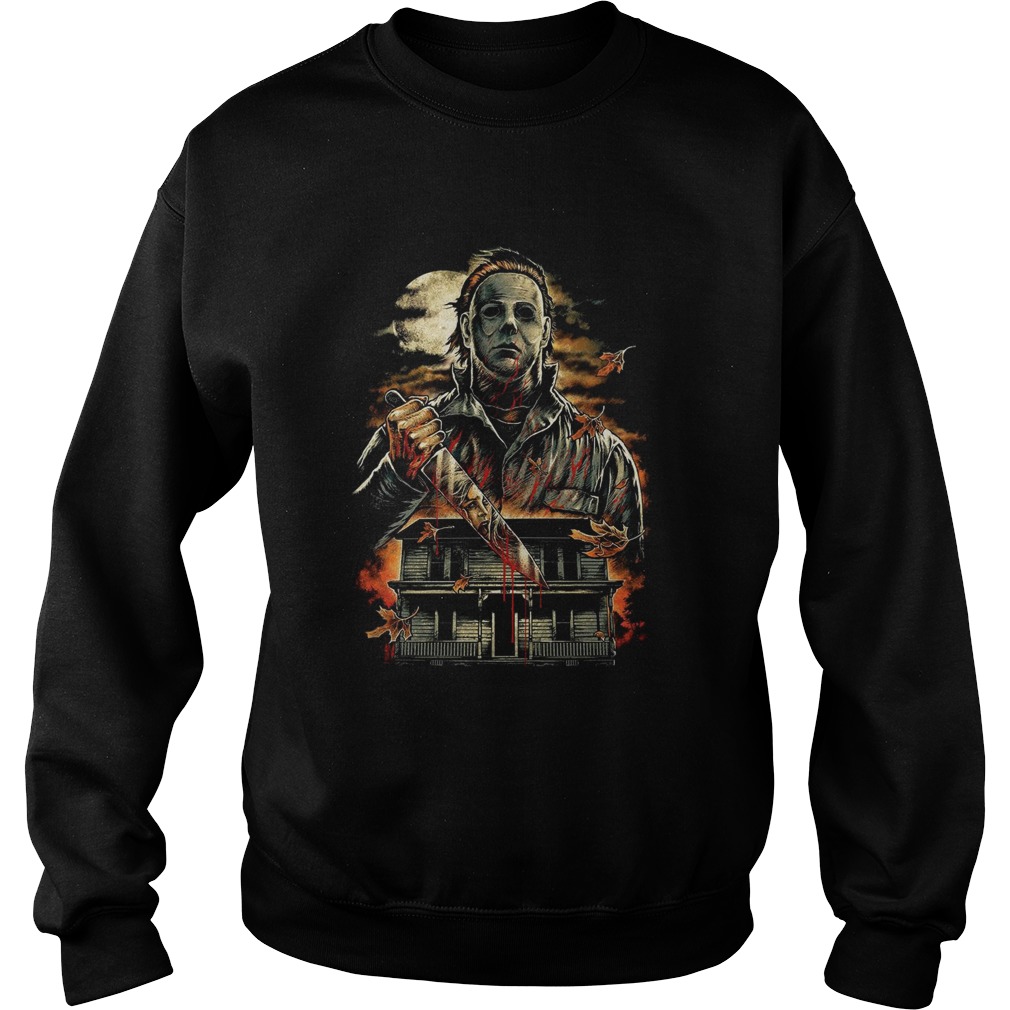 Halloween Michael Myers Backpack Sweatshirt