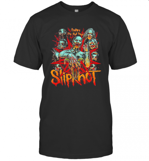 Halloween Slipknot Band Horror Prepare For Hell Tour T-Shirt
