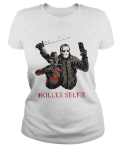 Halloween freddy krueger vs jason killer selfie  Classic Ladies