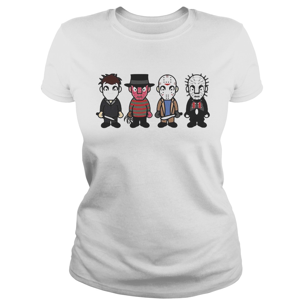 Halloween horror characters cartoon chibi Classic Ladies