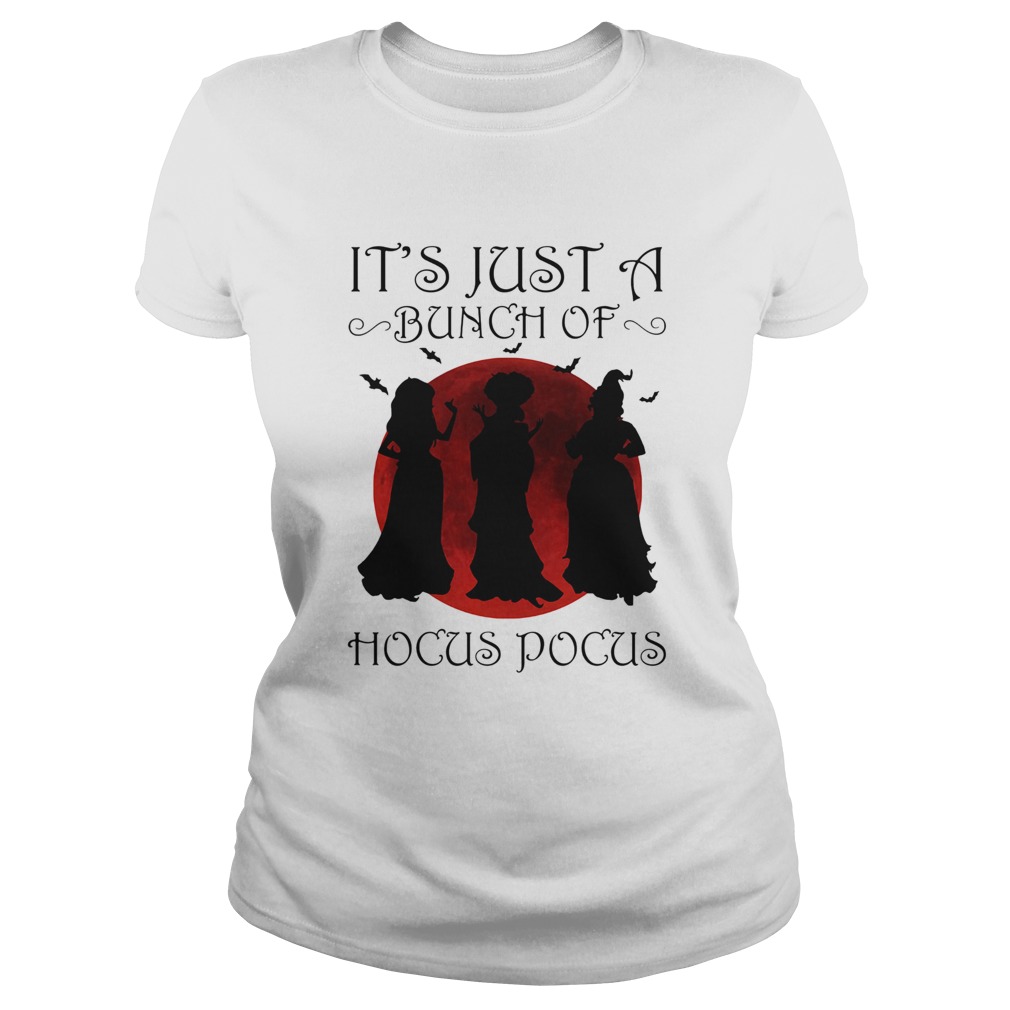 Halloween witch Its just a bunch of hocus pocus Classic Ladies