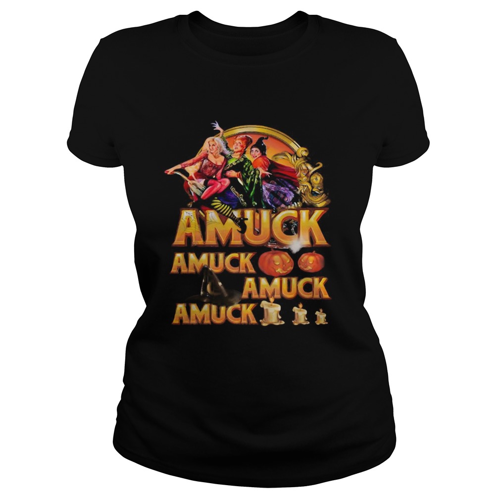 Halloween witch amuck pumpkin Classic Ladies
