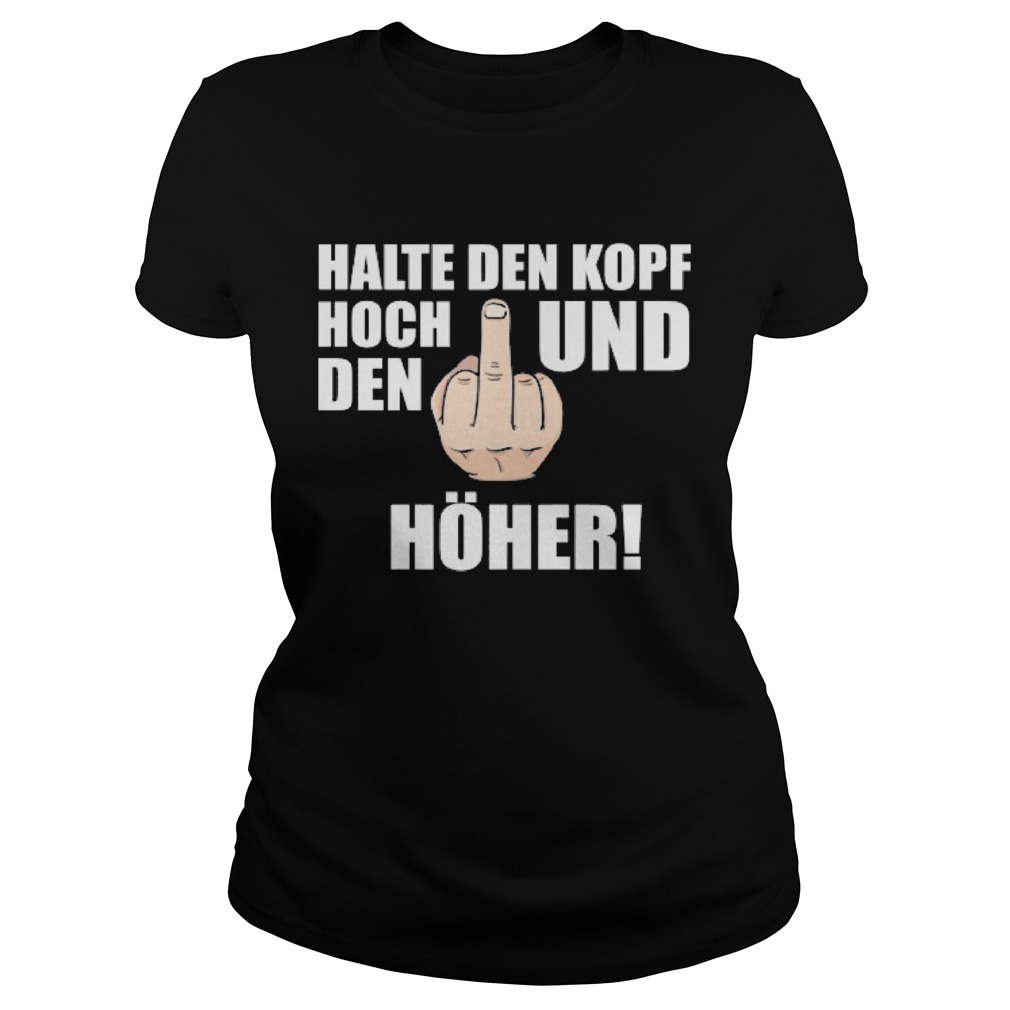 Halte Den Kopf Hoch Und Den Hoher Classic Ladies