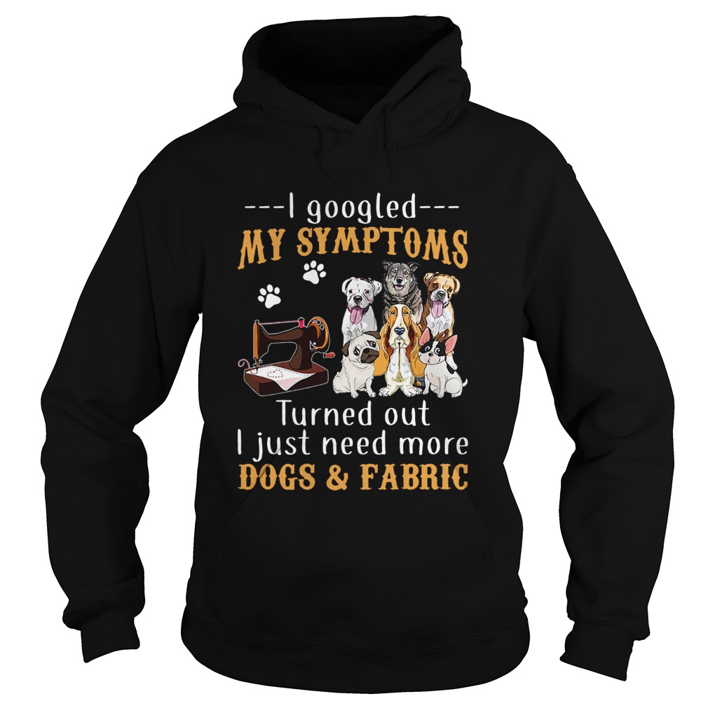 I googled my symptoms turned out I just need more dogs and fabric footprint Hoodie