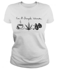 Im a simple woman coffee weed weightlifting  Classic Ladies