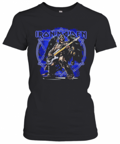 Iron Maiden Band Skeleton Playing Guitar T-Shirt Classic Women's T-shirt