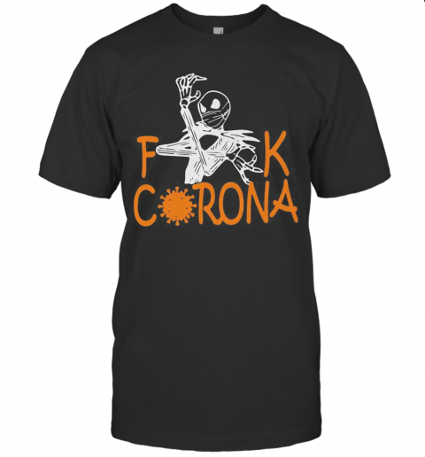 Jack Skellington Mask Fuck Coronavirus T-Shirt Classic Men's T-shirt