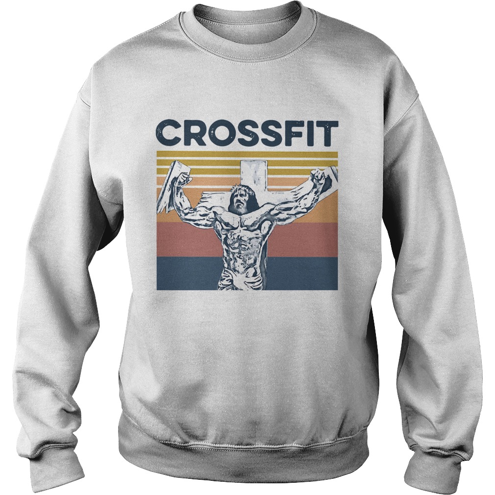 Jesus Strong Crossfit Vintage Sweatshirt