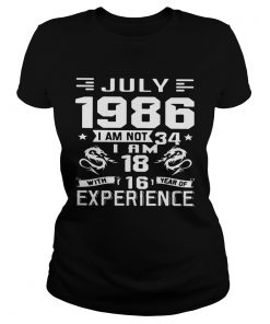 July 1986 I Am Not 34 I Am 18 With 16 Year Of Experience  Classic Ladies