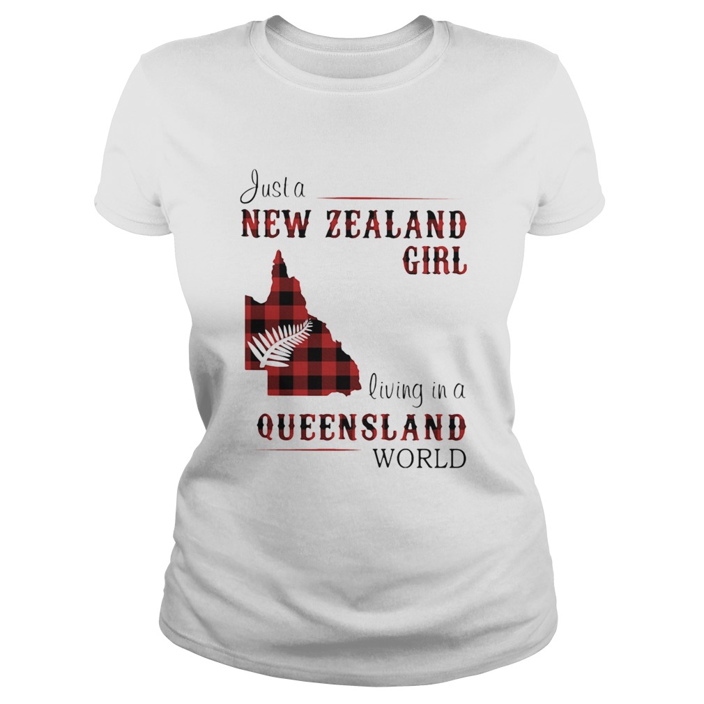 Just A New Zealand Girl Living In A Queensland World Map Classic Ladies