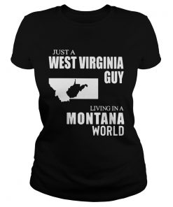 Just A West Virginia Guy Living In A Montana World Map  Classic Ladies