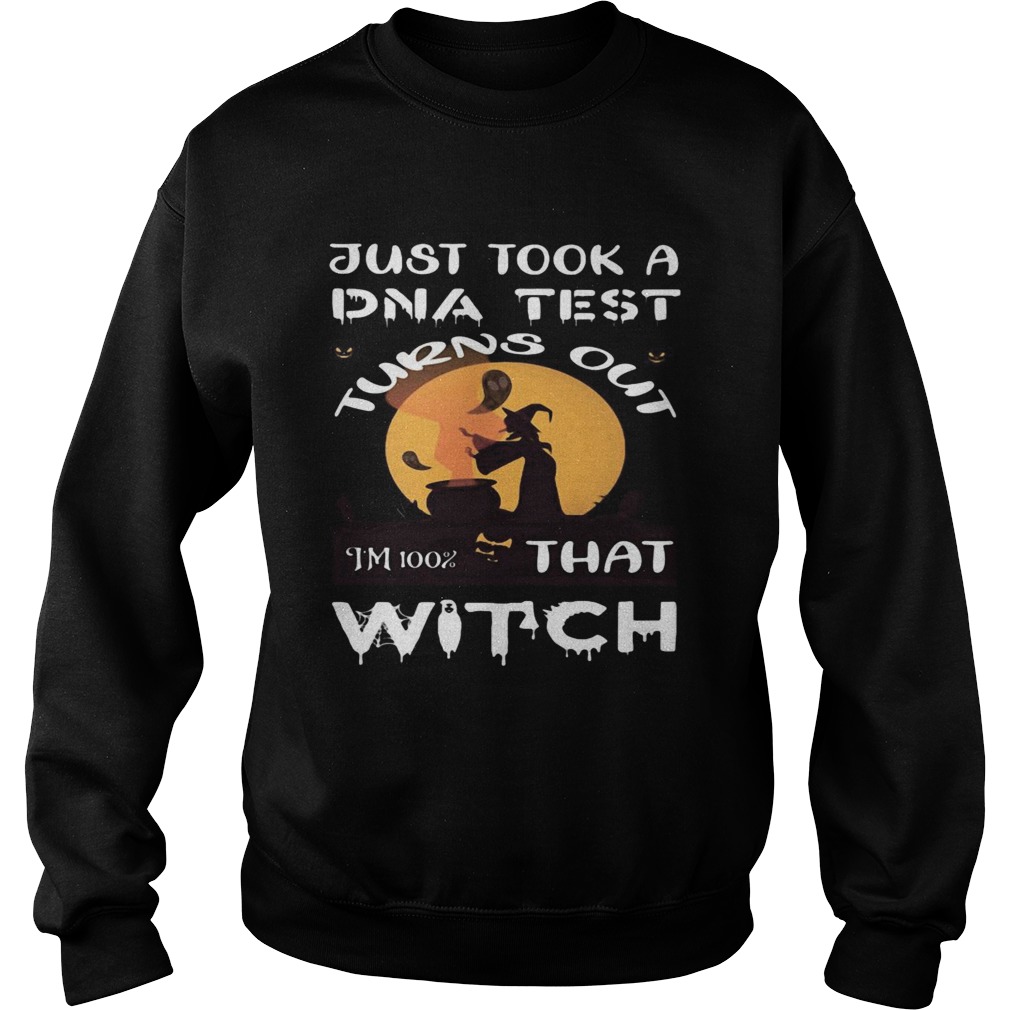 Just took a dna test turns out im 100 that witch moon Sweatshirt