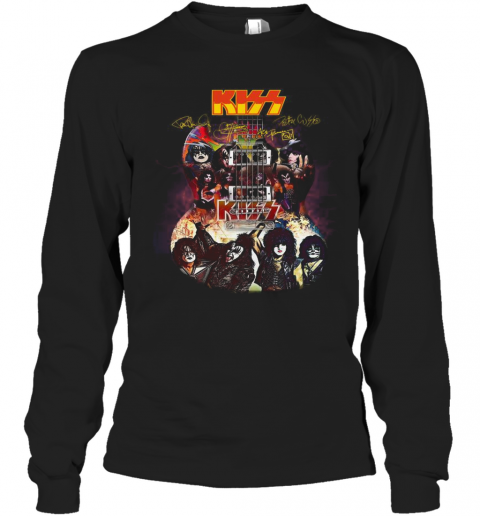 KIZZ Guitar Signatures T-Shirt Long Sleeved T-shirt