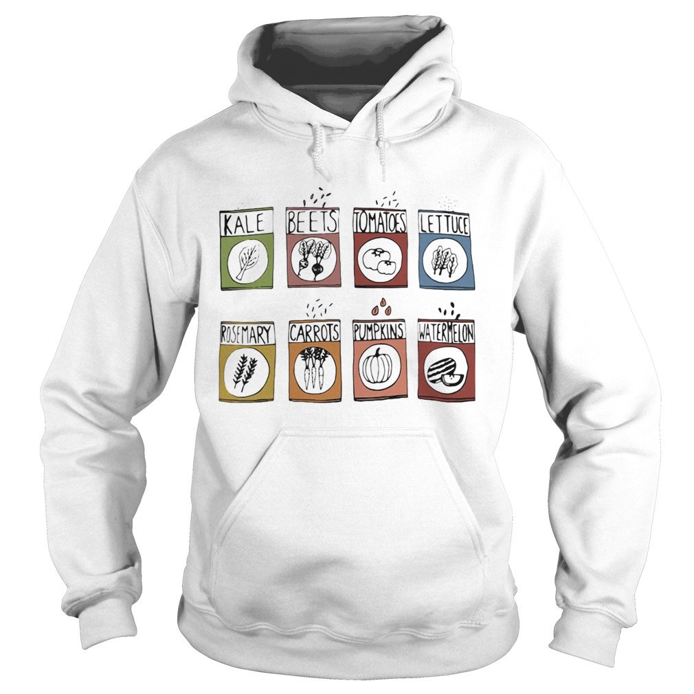Kale Beets Tomatoes Garden Hoodie