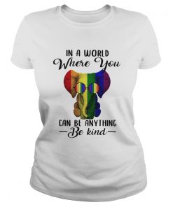 LGBT elephant in a world where you can be anything be kind  Classic Ladies