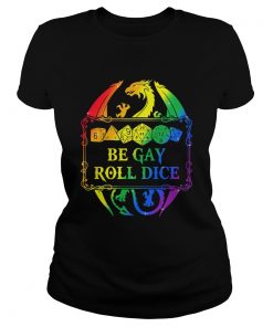 LGBt dungeons and Dragons Dice d20 be gay roll dice  Classic Ladies