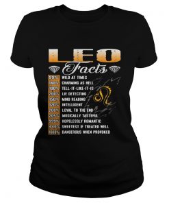 Leo Facts Wild At Times Charming As Hell Diamond  Classic Ladies
