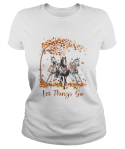 Let Things Go Autumn Horse  Classic Ladies