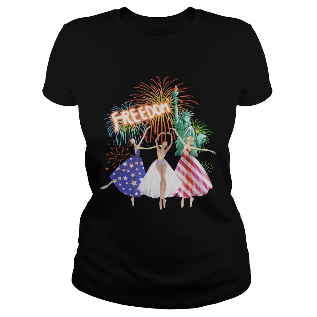 Liberties Freedom Ballet American Flag Independence Day Girls Classic Ladies