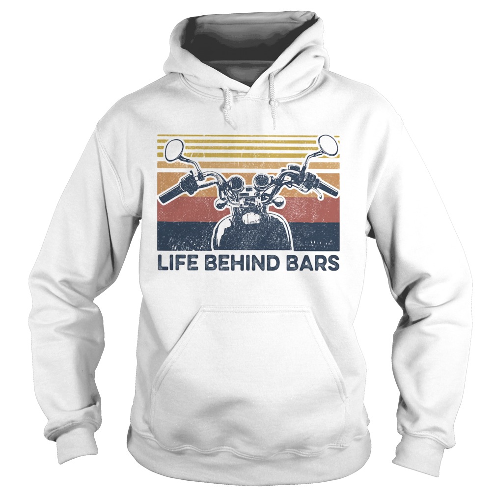 Life Behind Bars Motor Vintage Retro Hoodie