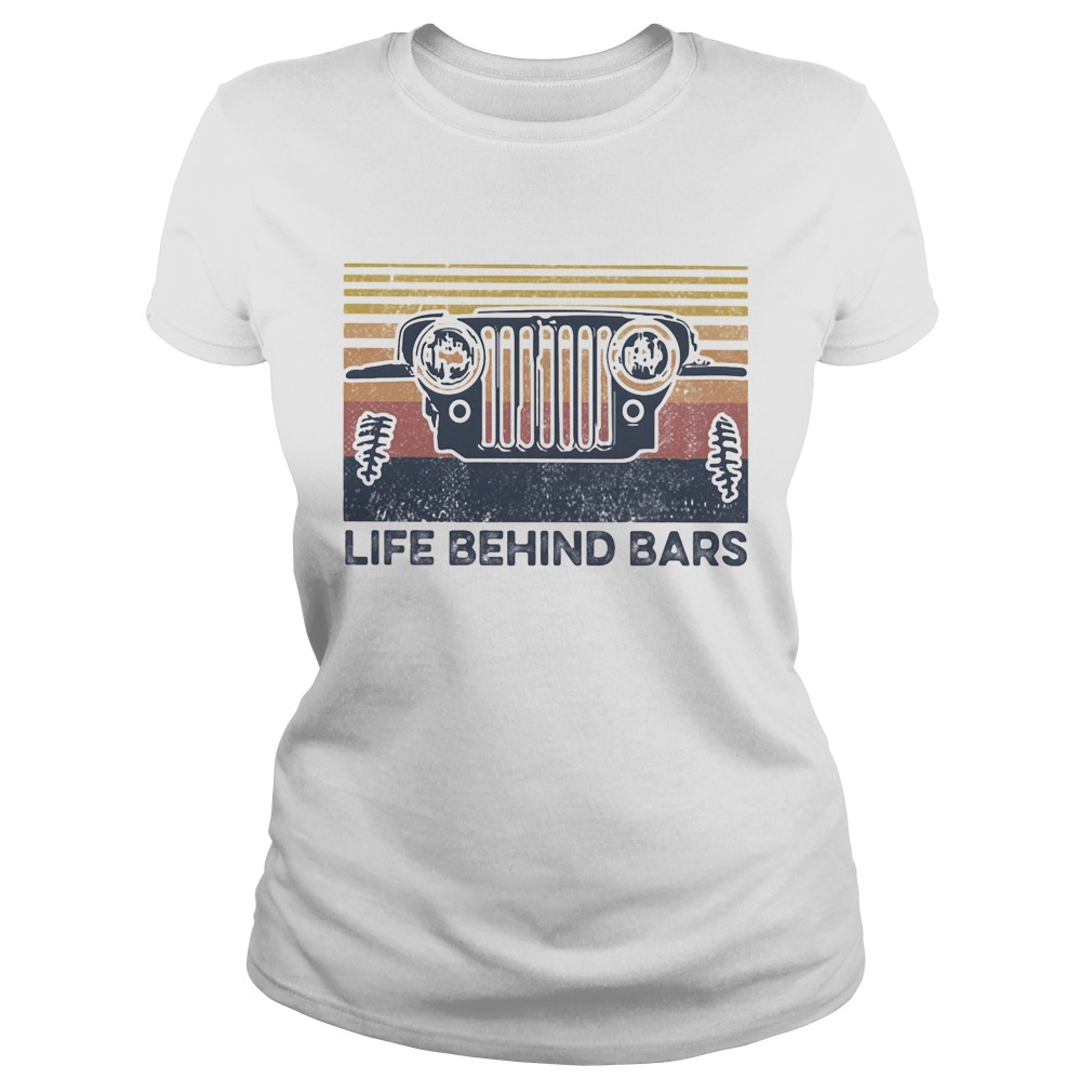 Life Bihind Bars Car Vintage Retro Classic Ladies