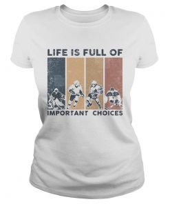 Life Is Full Of Important Choices Golfball Vintage Retro  Classic Ladies