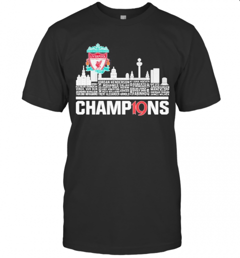Liverpool Football Club Logo Champions City T-Shirt