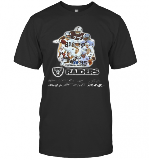Los Angeles Raiders Champions Signatures T-Shirt